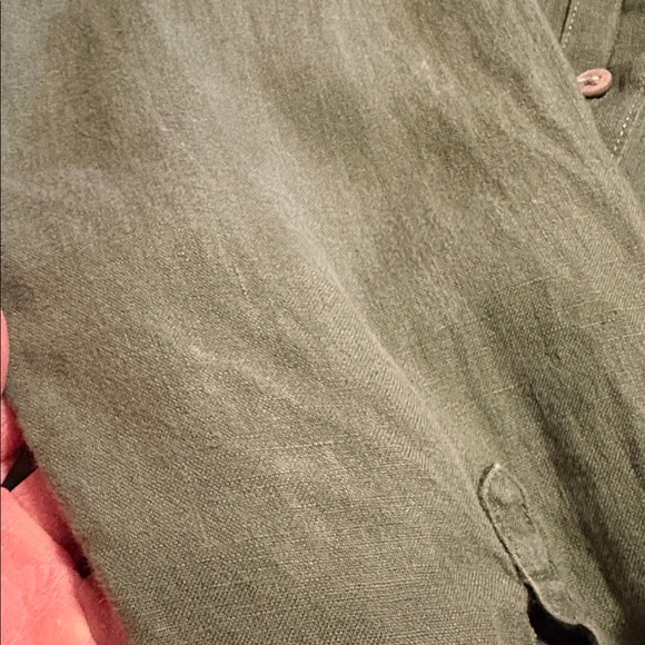 L.L. Bean Sage Green Women's Button-Down Shirt - Picture 6 of 6